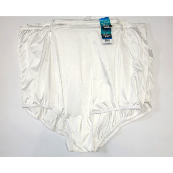 Vanity Fair Briefs Womens 2XL White Perfectly Yours Ravissant Tailored 2 Pack - Picture 1 of 10
